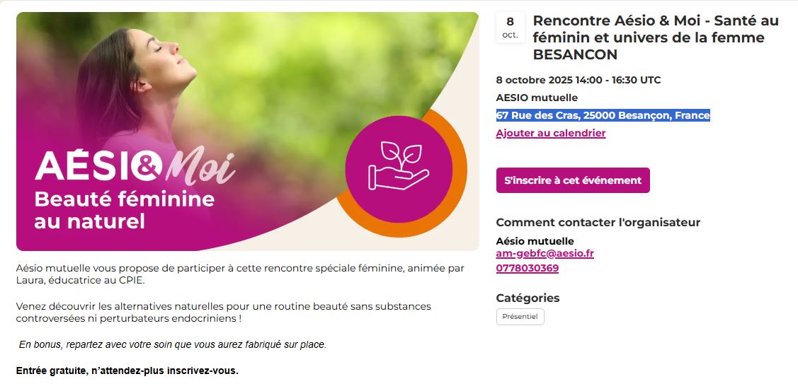 Rencontres Aésio et moi